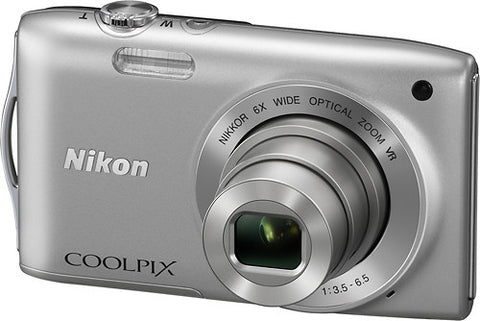 Nikon - Coolpix S3300 16.0-Megapixel Digital Camera